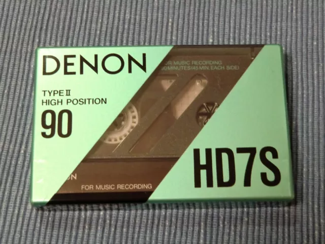 1 x DENON HD7S HIGH POSITION 90 Minuten Kassette IEC / Typ II S