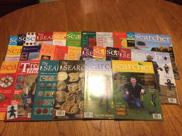 Searchure THE SEARCHER METAL Detectorist Magazine Bundle 27 Magazines 1992/2008 £ ...