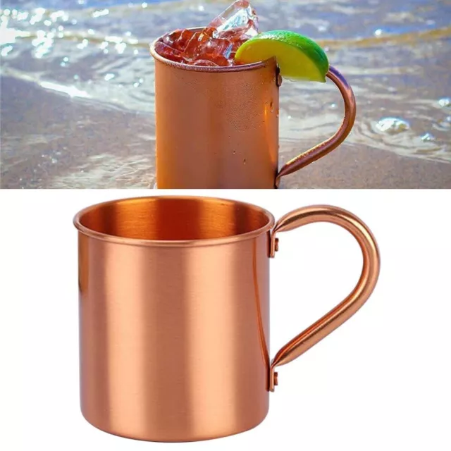 16OZ Pure Copper Cup Handcrafted Moscow Mule Mugs  Mules Cocktails Coffee Beer