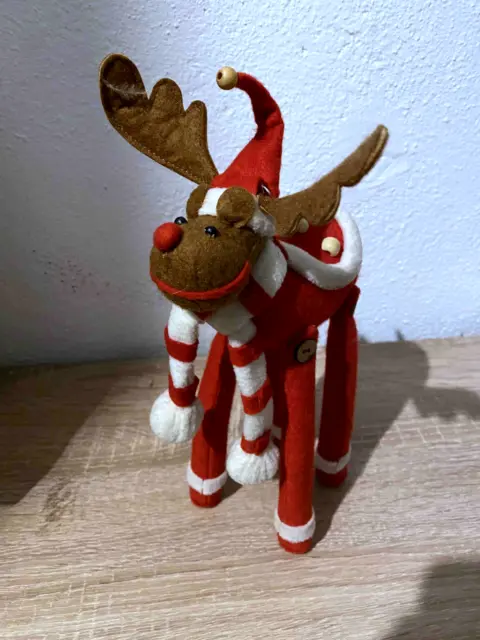 Car Auto Elch Rentier Geweih Rot Rudolph-Nase Plüsch Kostüm Weihnachten  Dekor