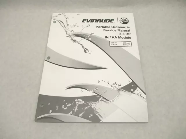 5008847 BRP Evinrude Portable Outboard Service Manual 3.5 HP 2012 IN/AA