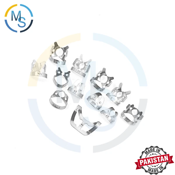 Ensemble de 12 - Instruments chirurgicaux endodontiques de serrage de digue...