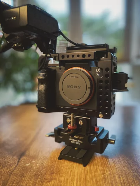Movcam A7sII or A7rII Cage Kit (Cage/Riser Block/Baseplate) Fantastic Condition!