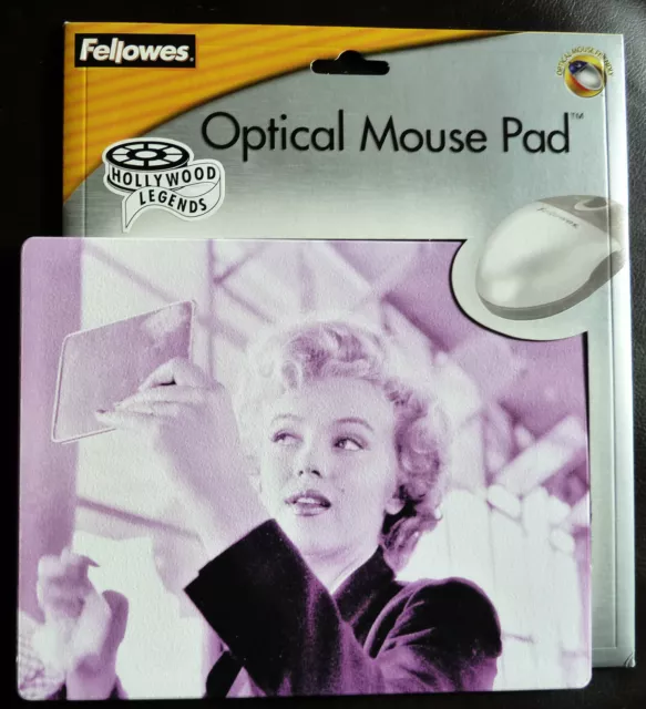 MARILYN MONROE OPTICAL MOUSE MAT by FELLOWES - Sturdy High Quality