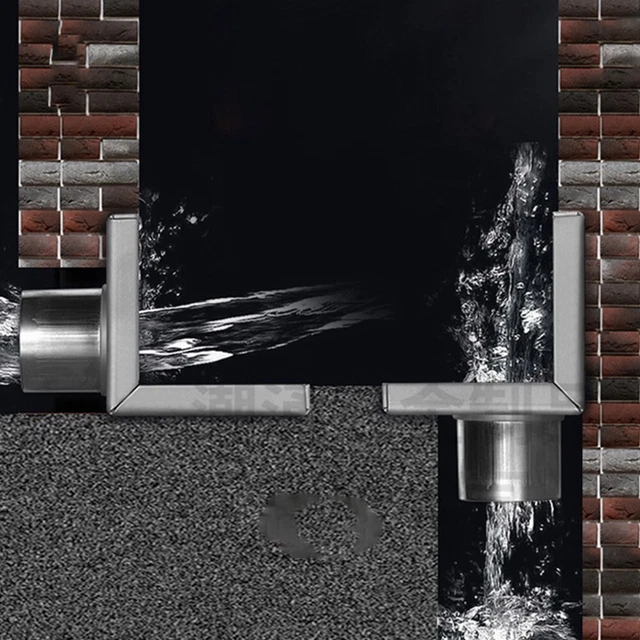 Fuga de suelo fácil instalación gris/negro/cepillado/cromo 100 mm*100 mm
