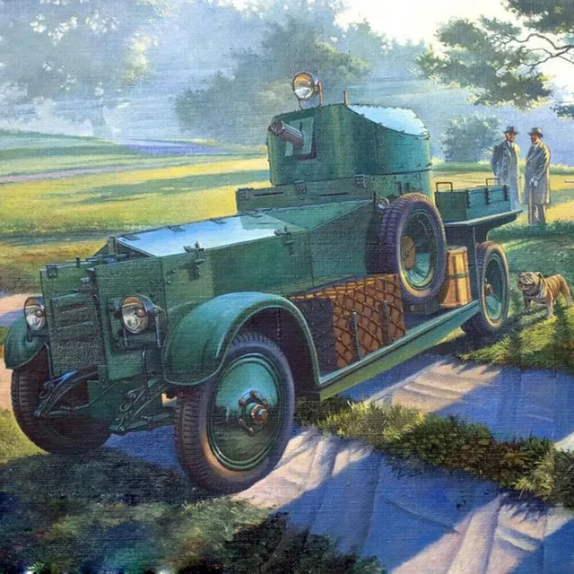 British Rolls-Royce Armoured Car Pattern 1914/1920 Meng Model -VS010