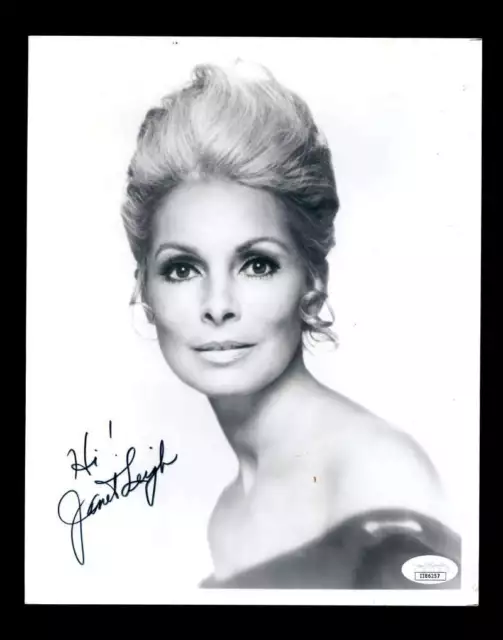 Janet Leigh JSA Coa Signed 8x10 Photo Certified Autograph