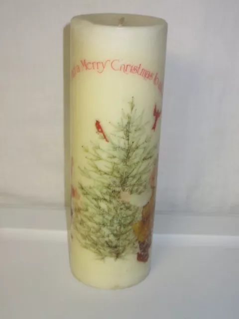 Holly Hobbie Christmas Candle Vintage 9"   (GR2).