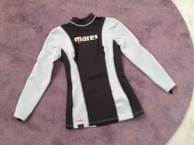 Mares Women Long Sleeve Inner Shirt Fire Skin She Dives Size Small
