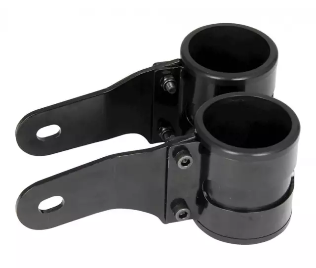 SUPPORTS PATTES DE PHARE BIKE IT 50/53  mm NOIR / HLBSTLC