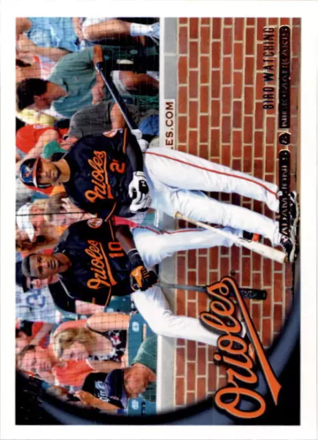 2010 Topps Baltimore Orioles Baseball Card #543 Adam Jones/Nick Markakis