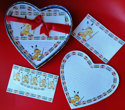 Carta da lettera con cuori