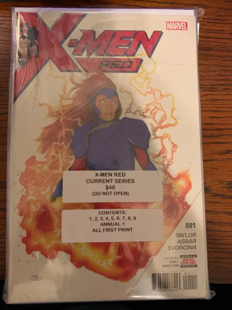 X-Men Red Lot #1-#9 & Annual #1 Main Covers 2018,  Marvel NM