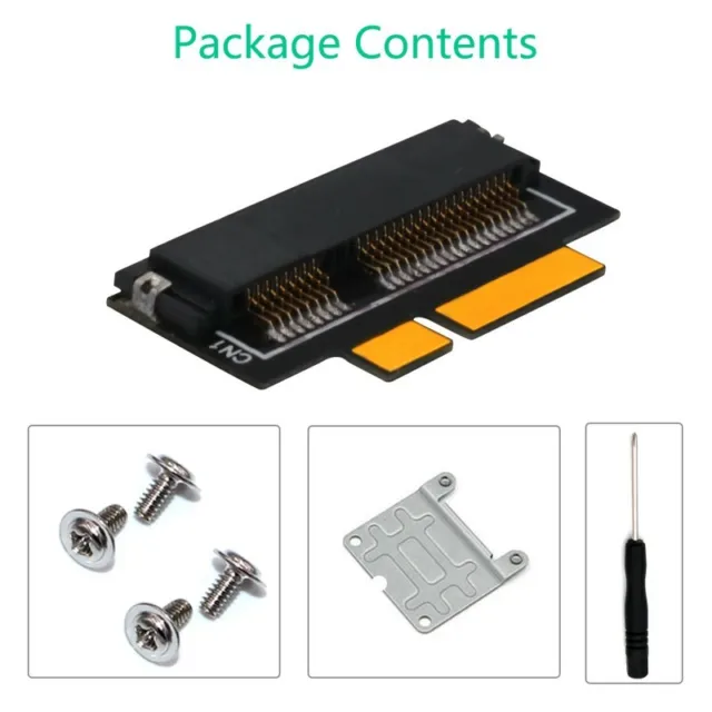 7+17 Pin mSATA SSD To SATA Adapter Card for 2012 Macbook pro retina and imac