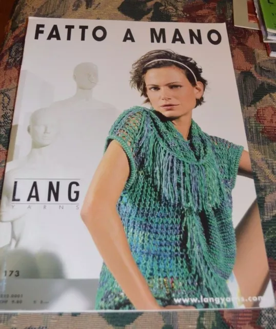 Lang Yarns Fatto A Mano English Knitting Pattern Book 173