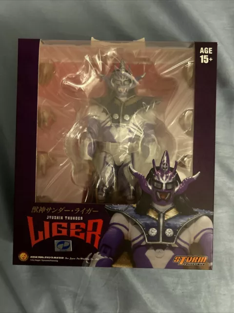 NJPW Storm Collectibles JUSHIN THUNDER LIGER Figure 1:12 Jyushin WWE Purple Rare