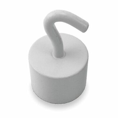 Zoro Select 3Dxz3 Magnetic Hook,Neodymium,White,24 Lb