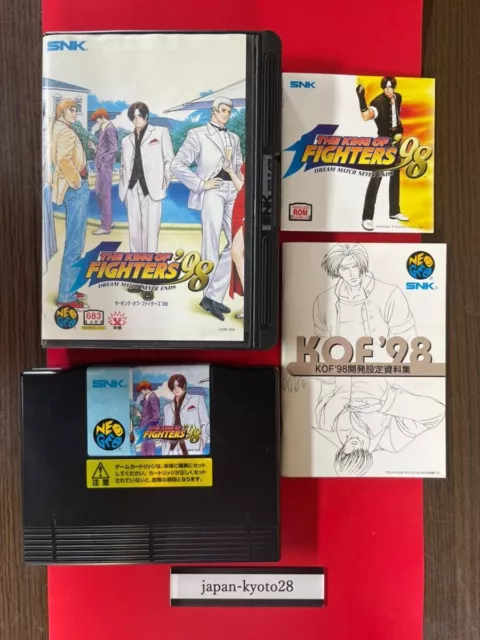 Neo Geo King Fighters 98 SNK Kof Neogeo NG ROM Japan Used Good Condition  Game