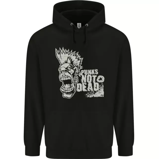 Punks Not Dead Punk Rock Music Childrens Kids Hoodie