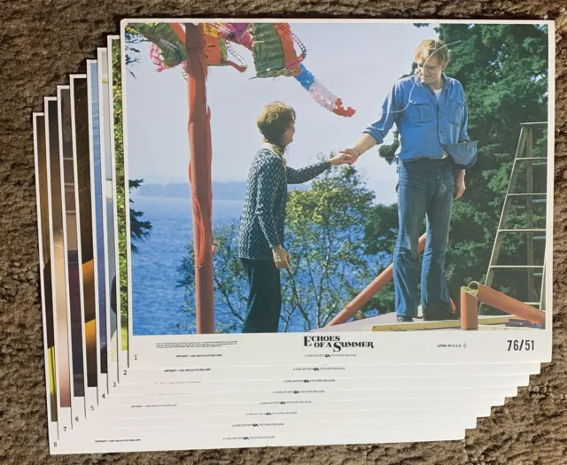 ECHOES OF A SUMMER 1976 8x10 LOBBY CARD SET