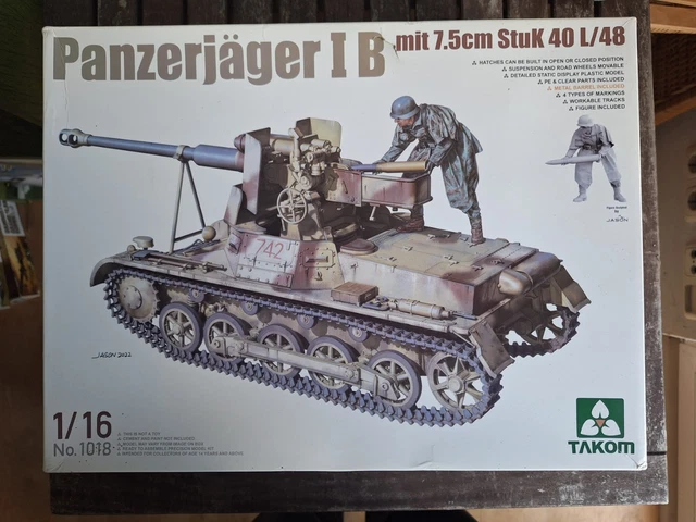 Cazacarros Panzerjäger I B (con cañón 7.5cm Stuk 40L/48). Con