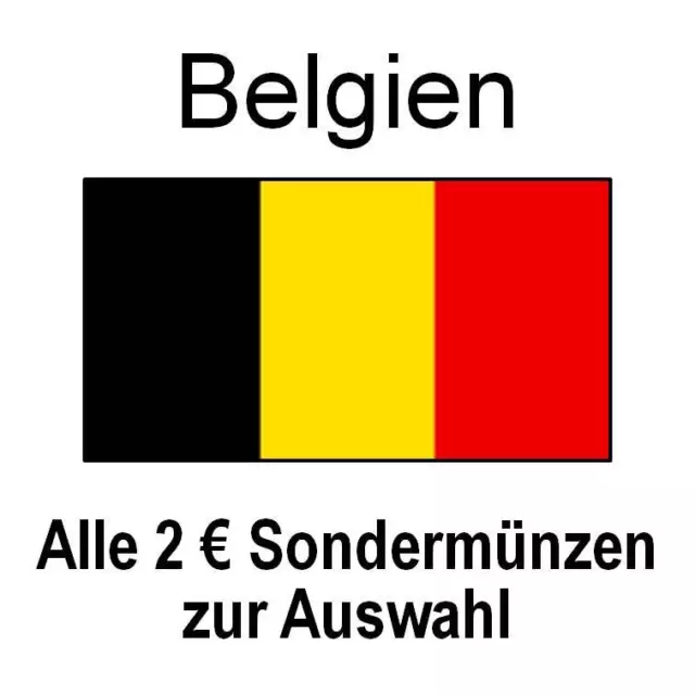 Belgien - alle 2 Euro Sondermünzen Gedenkmünzen - alle Jahre - bankfrisch unc.