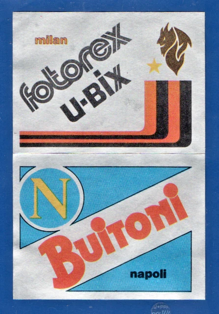 Panini Calciatori 1985/86 – Napoli Complet (avec Maradona) – Veline Restaurées Numérotées
