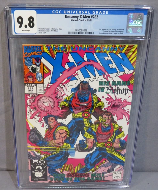 UNCANNY X-MEN #282 (Bishop 1st appearance) CGC 9.8 NM/MT Marvel Comics 1991