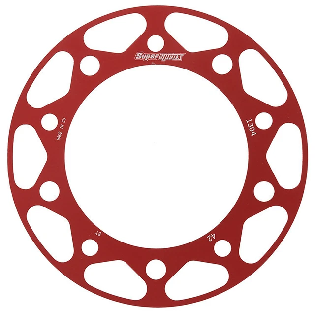 Supersprox Edge Sprocket Disk 42 Red RACD-1304-42-RED