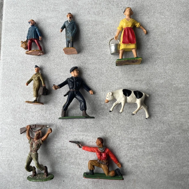 Figurines Romains 1/32 échelle 60mm Starlux Lot De Soldats Anciens