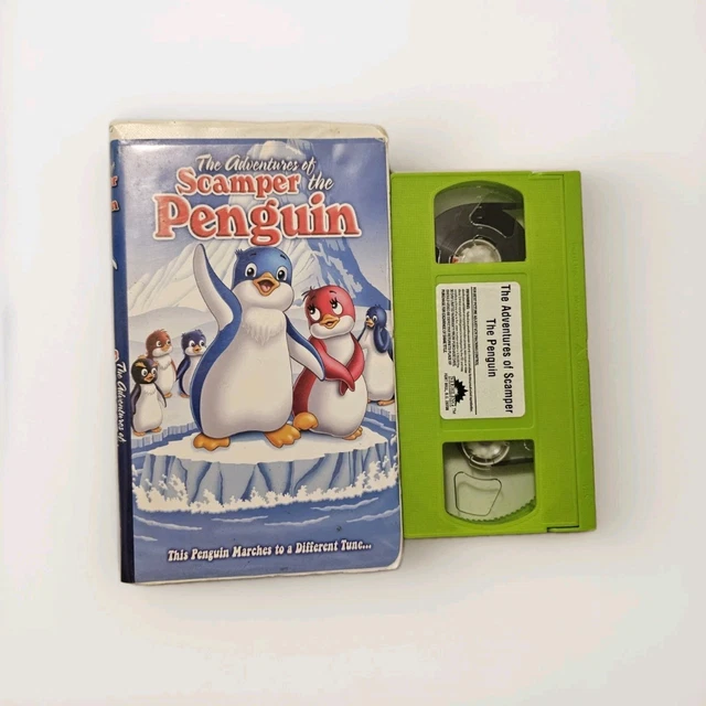 THE ADVENTURES OF Scamper the Penguin VHS 1992, 2005 Clamshell Green ...