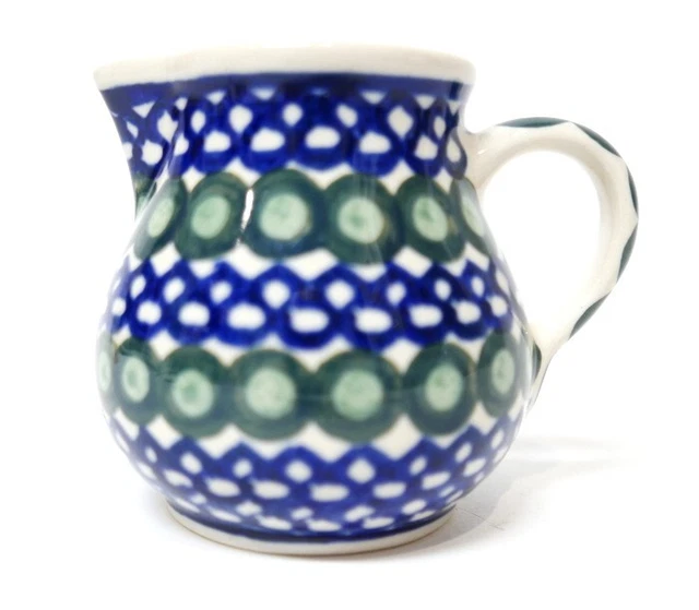 Boleslawiec Polish Pottery Creamer 3.25" Holds 4 Oz.