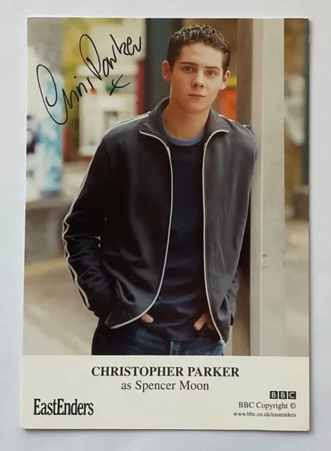 CHRISTOPHER PARKER Genuine Handsigned Eastenders Castcard 6 x 4