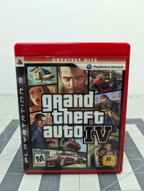 Grand Theft Auto IV W/Map Sony PlayStation 3 PS3 Disc Nice Cond. - Free Shipping