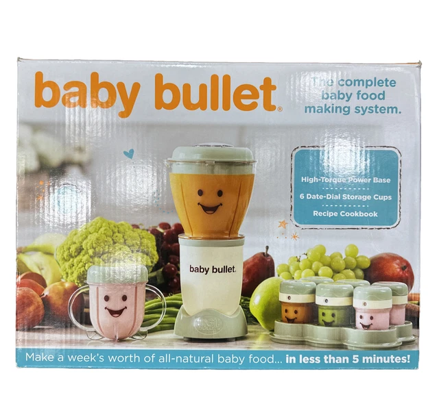 NEW Baby Bullet BBR2001 Food Blender Processor System Cups Storage NIB