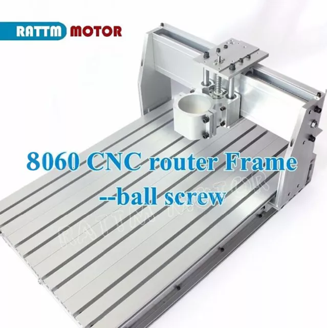 【EU】DIY Desktop 8060 CNC Router Ball screw 1605 Engraving Machine Frame Kit