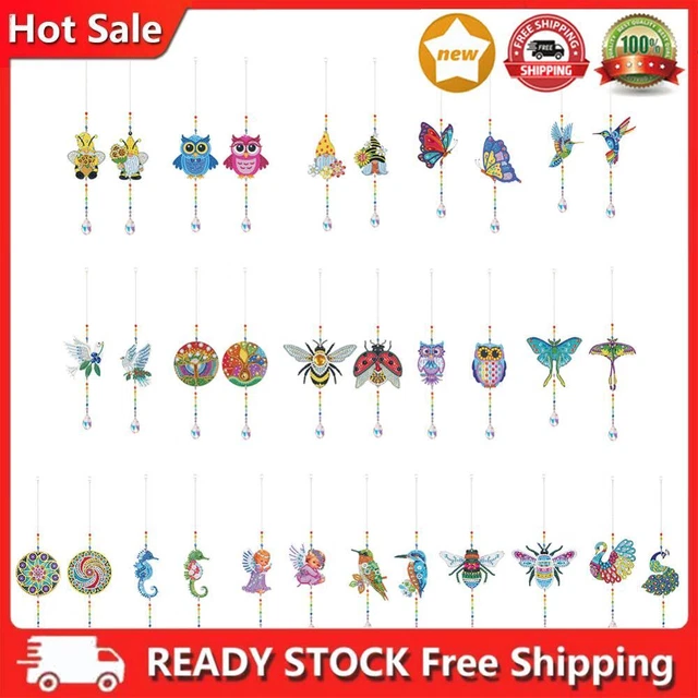 Crystal Light Catcher DIY Diamond Painting Prisms Pendant Rainbow Chaser Decor