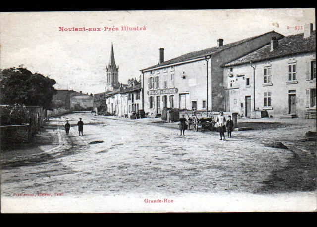 NOVIANT-aux-PRES (54) VILLAS & HOTEL-CAFE DU COMMERCE animated in 1917