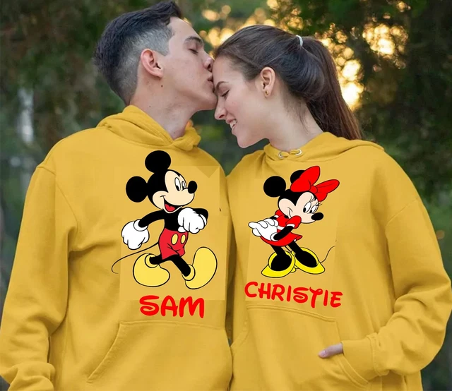 PERSONALIZED DISNEYLAND PARIS 2024 Mickey Minnie Hoodie, Family