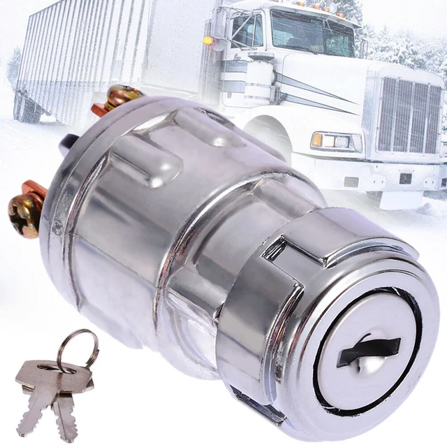 UNIVERSAL REPLACEMENT CAR Tractor Ignition Switch Lock Cylinder With 2