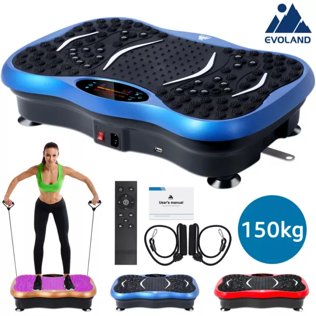 Vibration Plate Body Shaker Massage Fitness Machine Oscillating Power 3D Silent