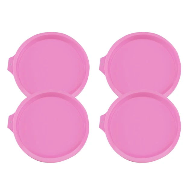 4 PIEZAS 6 pulgadas arco iris molde para hornear silicona molde para hornear resistente al calor