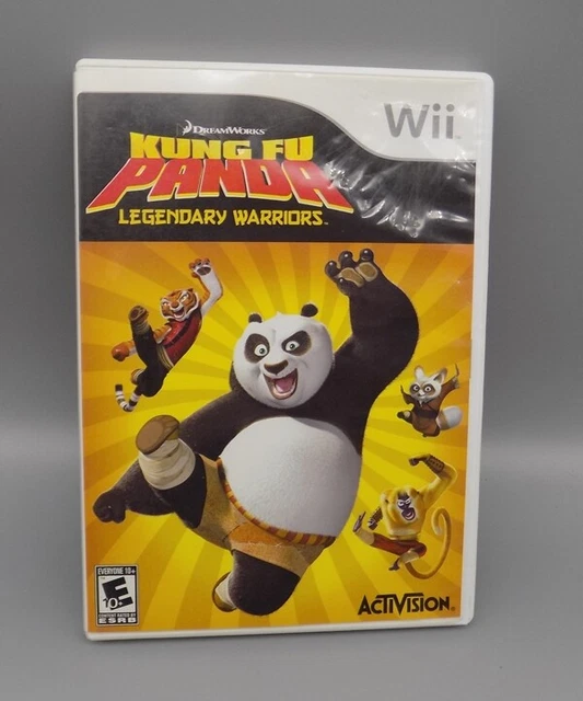 KUNG FU PANDA Legendary Warrior Wii Nintendo Complete Disc Case Manual