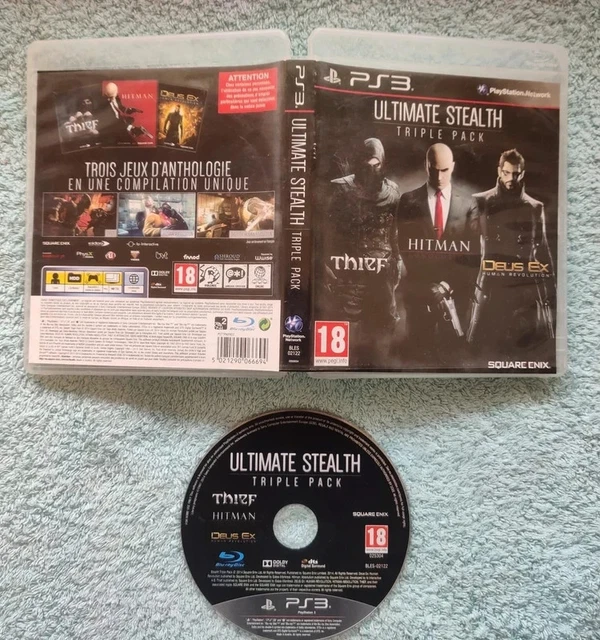 Jeu Xbox 360 Ultimate Stealth Triple Pack (Hitman, Thief...) - Version FR Sous Blister Neuf