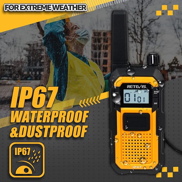 Retevis RB648 Heavy Duty Walkie Talkies wasserdichtes Funkgerät IP67 Logistik 3