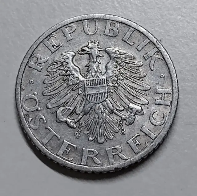 50 Groschen Münze Republik Österreich 1947 ATS #6