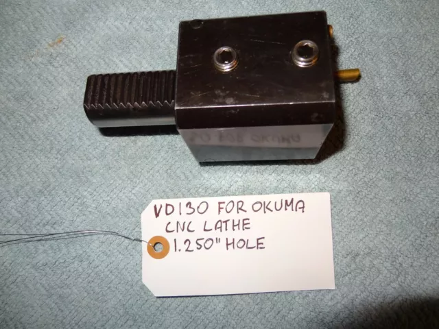 Vdi 30 Block Tool Holder 1.250" Hole For Okuma Cnc Lathe
