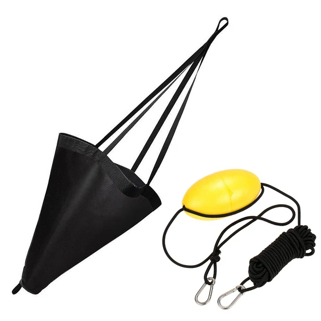 Throw Line Tool Tow Rope Drift Sock Sea Anchor Set Drogue Yacht Fishing Tackle