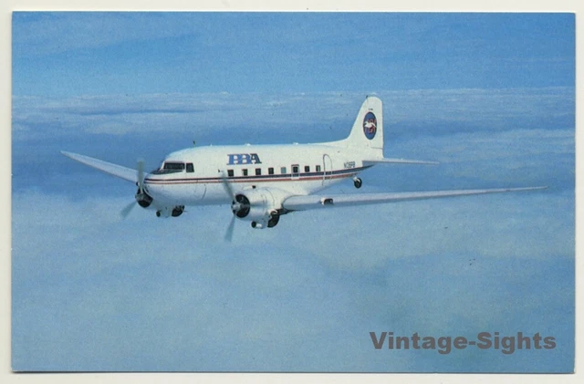 PROVINCETOWNBOSTON AIRLINES PBA Douglas DC3 (Vintage PC 1970s) EUR