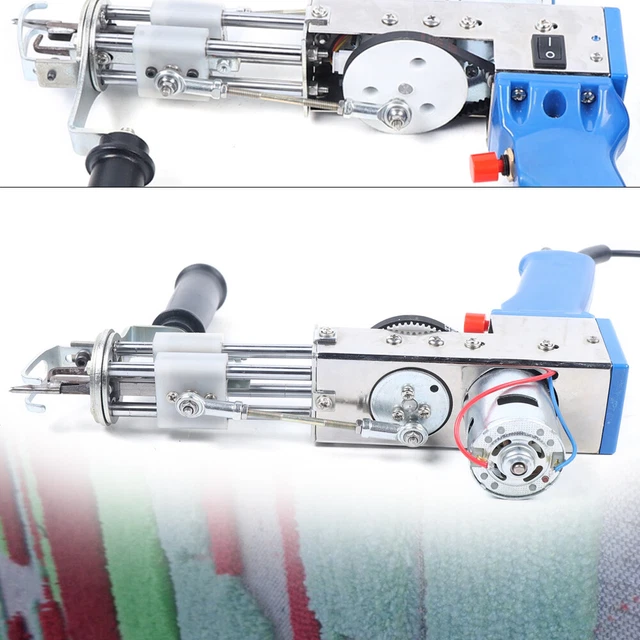Alfombra eléctrica de bucle de pistola de mechones pila de fabricación de alfombras tejido 10000 r/min 220 V